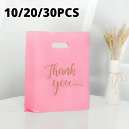 10/20/30 шт. розовая сумка с надписью Thank You на день рождения, свадьбу, вечеринку, День благодарения, рождественский подарок, закуска, похожие на шоппинг