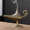 Лампа Aladdin Genie, курильница из сплава, идеально подходит для украшения чайной церемонии и использования курильниц