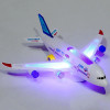 Миниатюры самолетов, вращение на 360°, электрический самолет A380, движущиеся мигающие огни, музыкальные игрушки, самолет, светодиодные мигающие огни, самолет