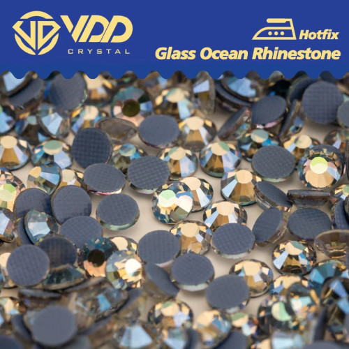 VDD 223 Sea Light новый цвет горячей фиксации стеклянные стразы кристалл с плоским основанием блестящие стразы камни для DIY ремесла украшение одежды