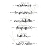CLEAR STAMP German DIY Scrapbook Card album paper craft silicon rubber roller transparent stamps 227