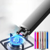 Металлическая плазменная USB-зарядка, импульсный электрический дуговой воспламенитель, ветрозащитная портативная свеча для барбекю, ароматерапия, кухонная беспламенная зажигалка