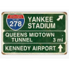 STADIUM METAL TIN SIGN New York YANKEE INTERSTATE BASEBALL MAN CAVE 1 шт. 1 шт. 1 шт.