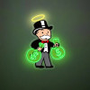 Monopoly Cash Светодиодная неоновая вывеска УФ-неоновая вывеска Акриловое искусство Пользовательские светодиодные вывески Спальня Декор гостиной Настенное искусство Светодиодный неоновый свет Декор