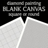 1 шт., алмазная живопись, квадратный круглый холст, пустая сетка, холст с клеем, клей для алмазной живописи «сделай сам», 25x25 см/9,84x9,84 дюйма