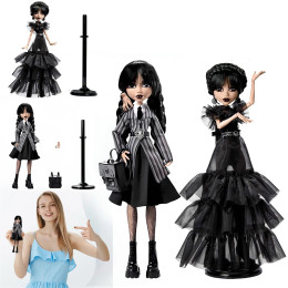 25 см среда Аддамс фигурку детские игрушки Семья Аддамс аниме BJD кукла украшение комнаты DIY модель подарок на день рождения и Рождество