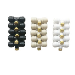 1/4''Slip-Lock наружная насадка распылителя тройники Вода латунь туман Mister насадка, насадка распылителя s комплект для системы охлаждения