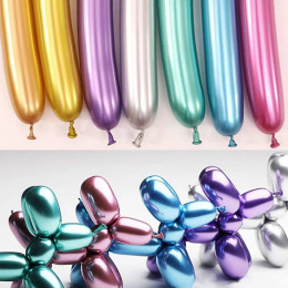 10/20/30 шт длинные воздушные шары латекс металлический хром 260 волшебные завязывающие твист воздушные шары вечерние для свадьбы годовщина украшения на день рождения