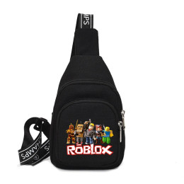 Игровые холщовые сумки ROBLOX для мальчиков и девочек, нагрудные сумки, милая мультяшная сумка на плечо для женщин, кавайная сумка через плечо, подарочные сумки для мамы