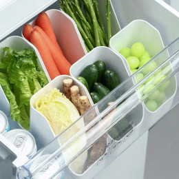 Ящики для хранения продуктов, органайзер, держатель для мелочей, чехол с наклонным отверстием, классифицирующее хранилище, пластиковая стойка для общежития, гостиной, настольная стойка