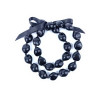 Черное гавайское ожерелье Kukui Nut Lei Graduation Lei Wedding, ожерелье с орехами Lei Kukui