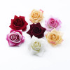 Высококлассные красные розы 8 см, свадебные декоративные цветы, настенный подарок, скрапбукинг, домашняя комната, декор своими руками, гирлянда, искусственные цветы, оптовая продажа