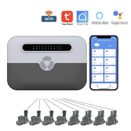 Умный 8-зонный контроллер системы полива для сада, Wi-Fi