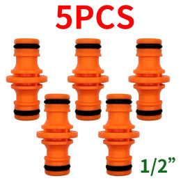 5 шт. столярный ремонтный соединитель, муфта 1/2 дюйма, садовый шланг, фитинг трубы, система быстрого капельного орошения для теплицы