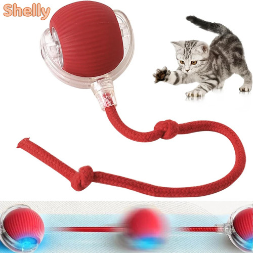 Интерактивные игрушки для кошек, активный катящийся мяч для кошек, умные интерактивные игрушки для кошек, электрическая игрушка для кошек, перезаряжаемые игрушки для домашних животных
