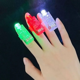 10 шт. светодиодные фонари на палец, 6 цветов, фонарики на палец для детей, товары для дня рождения, Rave Laser, разные игрушки