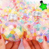 Пластиковая бутылка для сока, пластиковые банки для печенья с крышками, контейнер для хранения пищи, банка с широким горлышком, многоразовый контейнер для печенья