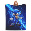 Теплые мягкие одеяла для пикника S-Sonic, одеяло с основным персонажем, фланелевое покрывало для спальни, графический чехол для дивана-кровати