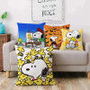 MINISO Snoopy наволочки мультфильм декоративная домашняя двусторонняя квадратная подушка с принтом спальня украшение комнаты наволочка подарок
