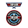 Top Gun 2 ПВХ резиновые нашивки значки, капли, стикеры, тактические нашивки для одежды, шляпы, блестящие петли на руку