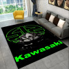Новинка 2025 года, ковер K-Kawasaki для гоночного автомобиля на мотоцикле, ковер для гостиной, спальни, домашний декор, напольный коврик, нескользящий коврик для дивана, коврик в подарок