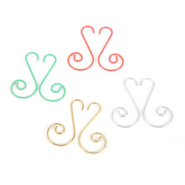 20 шт., крючки для рождественской елки, подвесные подвески, рождественские украшения, S-образный металлический крючок, домашняя вечеринка, новогодние украшения, крючки для вешалок