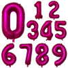32-дюймовые розово-розовые воздушные шары с цифрами, большие огромные фольгированные гелиевые шары с цифрами, украшение для дня рождения, вечеринки, большие шары