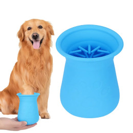 Tbelix Dog Paw Cleaner Cup Мягкая силиконовая щетка для чистки ног Портативная щетка для чистки ног для домашних собак Ведро для чистки ног Инструменты для мытья ног