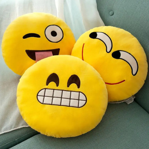 1 шт. Emoji забавная декоративная подушка для офиса, дивана, автомобиля, подушка, забавный подарок