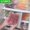 5/10 шт. силиконовые контейнеры для хранения пищевых продуктов герметичные контейнеры многоразовые морозильная камера с застежкой-молнией для свежих продуктов герметичная сумка для хранения продуктов питания