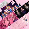 DDLC D-Doki L-Literature новая резиновая мышь прочный настольный коврик для мыши размер для игровой клавиатуры коврик для геймера