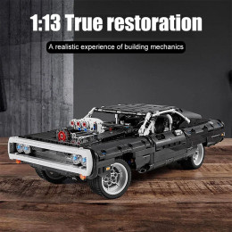 1077 шт., конструктор Dodge Charger, гоночный автомобиль