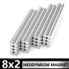 Суперсильный круглый магнит 8X2 мм, мощные магниты для холодильника, DIY, здания, научных, поделок, обучения и офисных магнитов