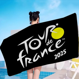 Tour de France 2025, банное полотенце из микрофибры, мягкое водопоглощающее дышащее полотенце для девочек и детей, декоративное пляжное полотенце с героями мультфильмов