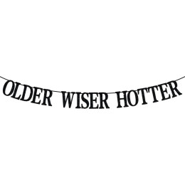 Баннер Hotter для пожилых людей, украшение для баннера на 30-й день рождения от смерти до моего молодежи, забавное украшение для вечеринки в честь 30-го дня рождения