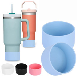 Силиконовый чехол для ботинок 75 мм для Stanley 40 унций Tumbler Quencher Adventure и ледяного потока, флип-бутылка для воды 30 унций/20 унций