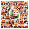 Милые наклейки с красной пандой Ailurus Kawaii Art Clipart, подарочная игрушка, водонепроницаемая наклейка для ноутбука, телефона, декоративная бутылка для багажа
