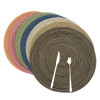 Круглые плетеные салфетки, моющиеся круглые салфетки для кухонного стола, 15 дюймов, Круглый Настольный коврик для обеденных столов, праздничный Декор