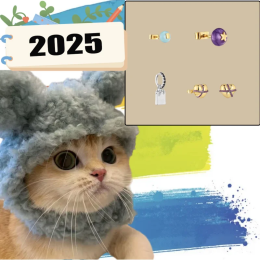 2025 Новые высококачественные испанские модные аксессуары для кошек, модные подарки для домашних животных, праздничные подарки, высококачественные товары высокого класса