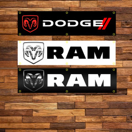 WinBanner 2x8 Fts RAM Флаг Полиэстер Печатный баннер Украшение интерьера Гоночный автомобиль Гобелен Печатный флаг