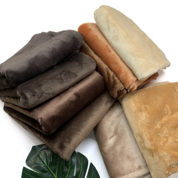 ZYFMPTEX 45x50 см, длина ворса 3 мм, мягкая короткая плюшевая кукла ручной работы, зимняя одежда, толщина, антипиллинг, плюшевая ткань, 40 цветов