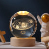 6/8 см 3D хрустальный шар планета ночник лазерная гравировка Солнечная система глобус астрономия фестиваль подарки украшение для домашнего рабочего стола
