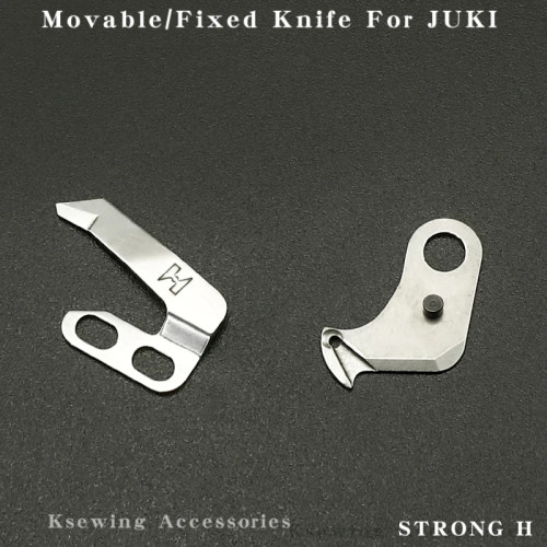 Подвижный/фиксированный нож для JUKI DDL-9000 8700-7, компьютеризированная 1-игольная швейная машина, лезвие для резки ниток 110-40052 D2406-555-DOH