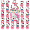 25 шт., топпер для торта «Hello Kitty», топперы для кексов, украшения на день рождения «Hello Kitty», товары для вечеринок на тему Hello Kitty», Birt Hello Kitty