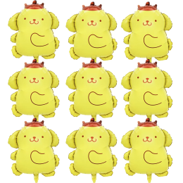 Помпон Purin мультфильм воздушный шар из алюминиевой фольги детский день рождения украшения поставки аниме девушка детский душ Globos воздушный шар игрушки