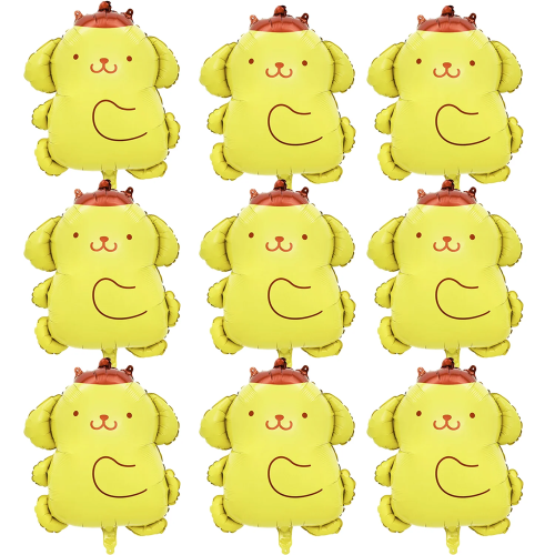 Помпон Purin мультфильм воздушный шар из алюминиевой фольги детский день рождения украшения поставки аниме девушка детский душ Globos воздушный шар игрушки