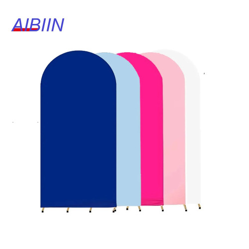 AIBIIN свадебная арка фоны крышка день рождения декор поставки тканевые воздушные шары цветочная дверь сплошной цвет фон