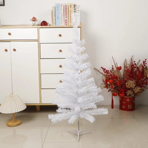 Белый мини-настольный рождественский елочный орнамент arbol de navidad, товары для рождественских украшений для дома, 60 см, маленькая имитация елки
