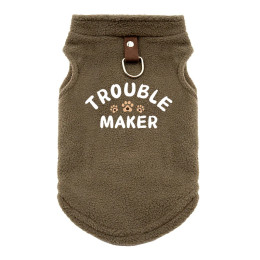 TROUBLE MAKER High Quality Pet Dog Clothe Dog Coat Winter Dog Pet Jacket Vest Cozy Warm Pet Outfit Clothing Small Medium Dogs