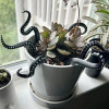Набор из 7 предметов, украшение из смолы с морским щупальцами, украшение для столба растения, осьминог, стойка для растения, украшение из смолы для цветочного горшка